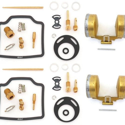 Deluxe Carburetor Rebuild Kit With Floats - Honda SL350K1 SL350K2 - 1970-1973