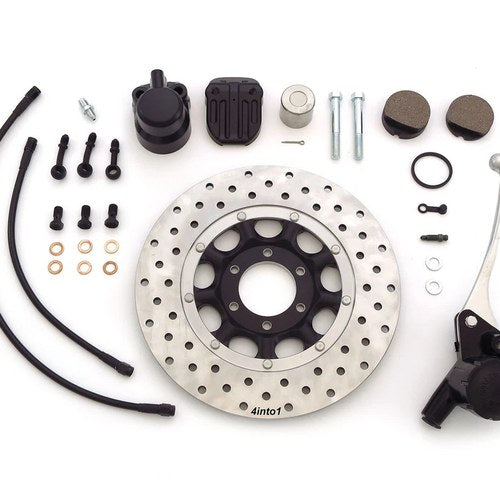 Ultimate Performance Front Brake Kit - Stainless Lines - Honda CB450K/500/550