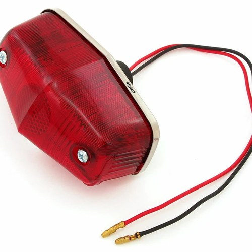 Lucas Style Motorcycle Tail Light Replacement Assembly Unit