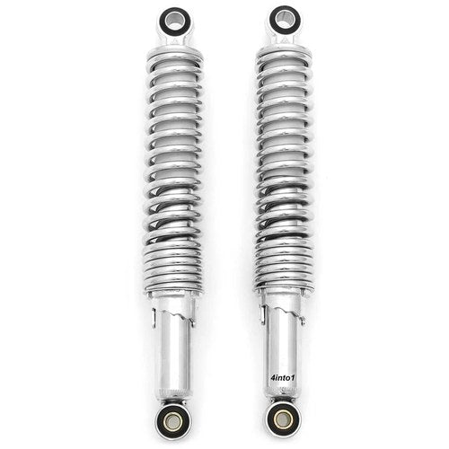 Chrome Motorcycle Rear Shocks 325mm 12 7/8" Kawasaki KH500 H1 H1R H2 Adjustable