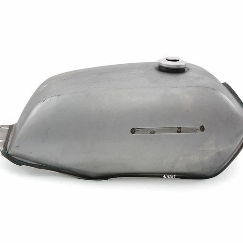 The Manta Cafe Racer Gas / Fuel Tank - Raw Steel Unpainted - Motorcycle Retro