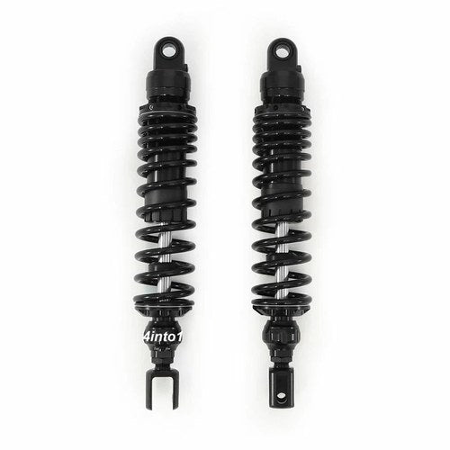 Adjustable All Black Performance CNC Shocks - Eye / Clevis - 350-360mm
