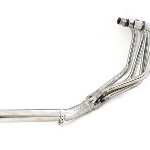 Delkevic 4-1 Cafe Racer Exhaust System Straight Muffler - Honda CB750F 75-76