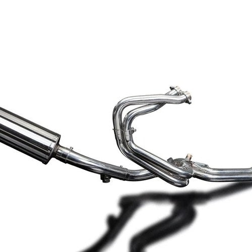 Delkevic Full 4-1 Stainless Exhaust System Stubby 14" Oval Muffler Honda VFR800