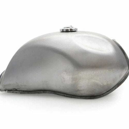 The Bodega Cafe Racer Gas Tank - Raw Steel - Bare Metal Unpainted Scrambler