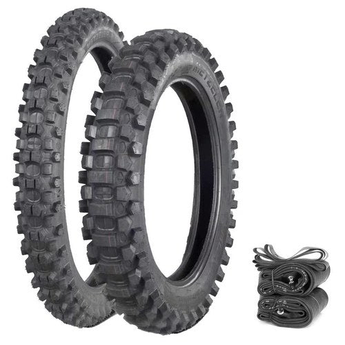 Metzeler MC360 Mid-Hard Tires Tubes & Rim Strips Motocross Honda CRF250X 04-17