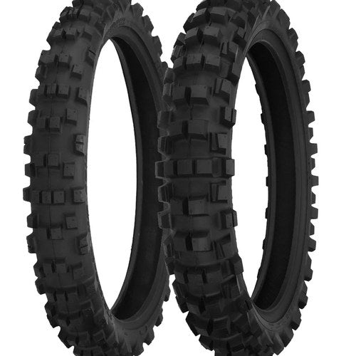 Shinko 524 525 Soft-Intermediate Terrain Tire Set Motocross Honda CRF230F 03-17