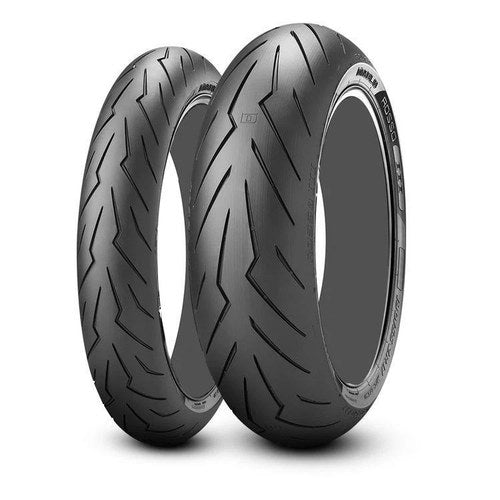 Pirelli Rosso Iii Tire Set - Honda VFR800 Interceptor - 2007-2009