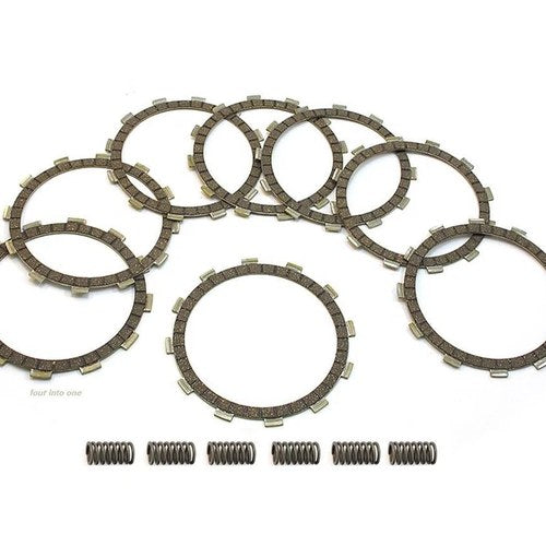 Clutch Friction Disc Plate Set with Springs - Honda CX500 CX500C GL500 GL500I