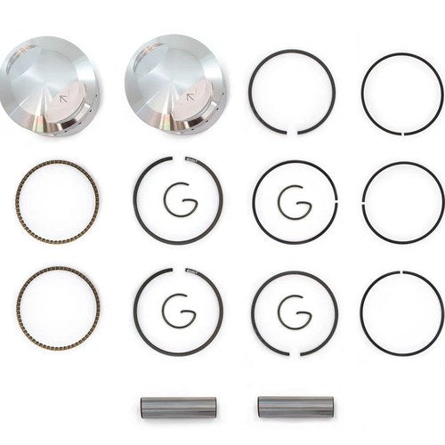 X2 Standard Piston Kit Rings Pins Honda CB350 CB350K CL350 SL350 Twins 1968-1973