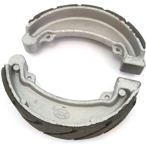 Emgo Grooved Rear Brake Shoes - Honda CM185/200 CB/CM/CMX250 XL175