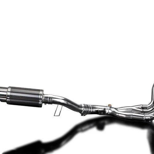 Delkevic Full 4-1 Exhaust System 8" Carbon Muffler - Yamaha FZ-1 FZS1000 - 06-14