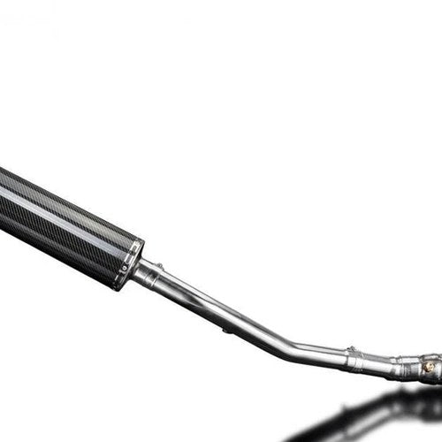 Delkevic Full System 18" Carbon Oval Exhaust Kawasaki Concours 14 GTR1400 08-21