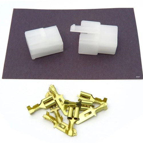 Locking Connector Kit Set - 6.3mm - .250" Series - 4 Pin - Honda CB Motorcycle