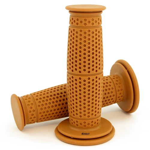 Wimbledon Grips - Natural Rubber - For 7/8" Bars - Motorcycle Cafe Racer Custom