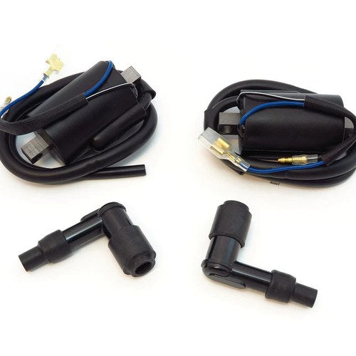 Ignition Coils and Caps - Set of 2 - Honda CB/CL/SL350 CB/CL/CJ360 Twins