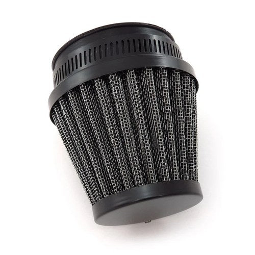 Black Motorcycle Performance Air Filter Pod 50mm Honda Kawasaki Yamaha Suzuki