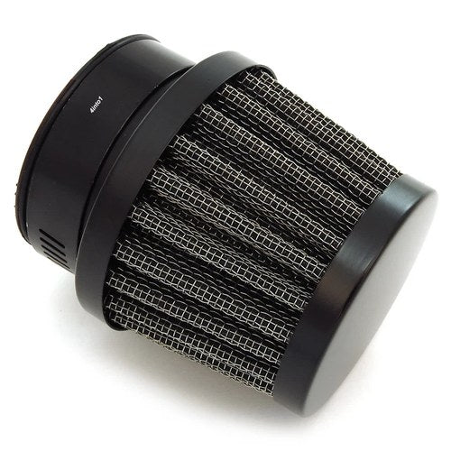 Small Black Motorcycle Air Filter Pod - 39mm - Honda CB500 CB550 CB750