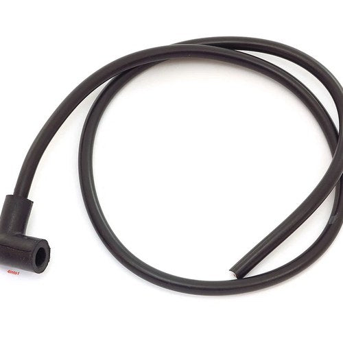 Universal 28" Black 7mm Spark Plug Wire With 90 Degree Cap - 01-110