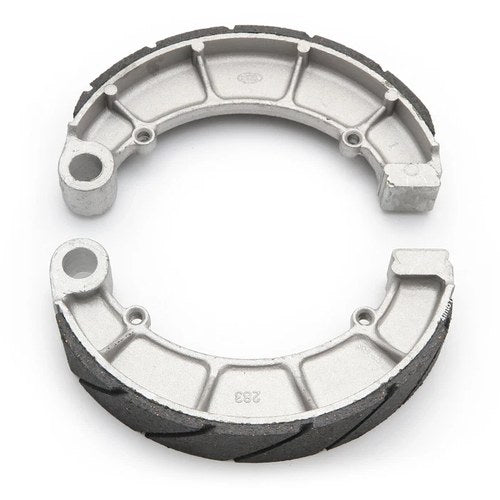 Grooved Rear Brake Shoes - Honda CB160 CL160 CB450 CL450 CB500 CB500T CB550 Pads