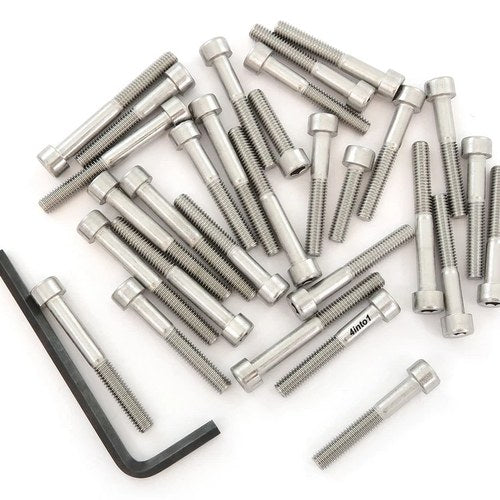 Stainless Steel Allen Bolt Set - Honda CB125S - 1984-1985 - 30 Bolts