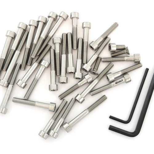 Stainless Steel Allen Bolt Set - Honda TL125 Trials - 1976 - 31 Bolts