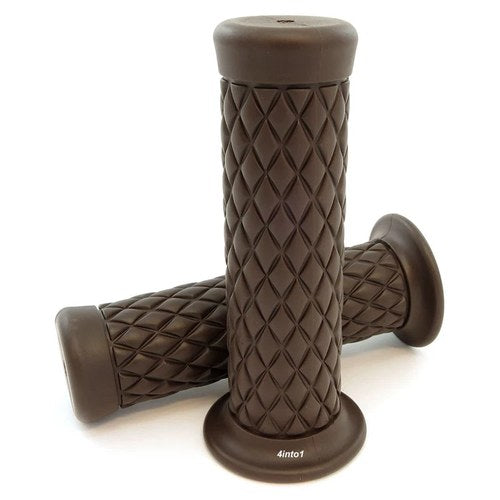 Thumper Motorcycle Grips - 1" - Cafe Brown