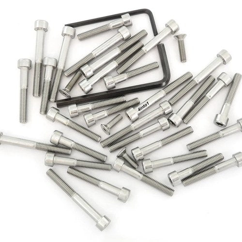 Stainless Steel Allen Bolt Set - Honda SL100K Motosport - 1970-1973 - 35 Bolts