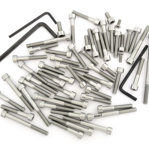 Stainless Steel Allen Bolt Set - Honda CB350F Four - 1972-1974 - 56 Bolts