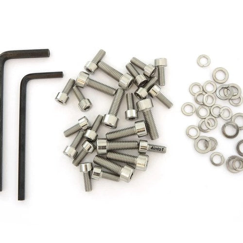 Stainless Steel Carburetor Allen Bolt Set - Honda CB350F Four CB400F - 1972-1977