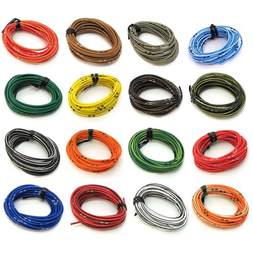 OEM Colored Electrical Wire - 18 Gauge - 13' Roll - Choose Color