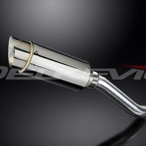 Delkevic 8" Stainless Slip On Muffler - Kawasaki ZX-10R Ninja 2004-2005 Exhaust