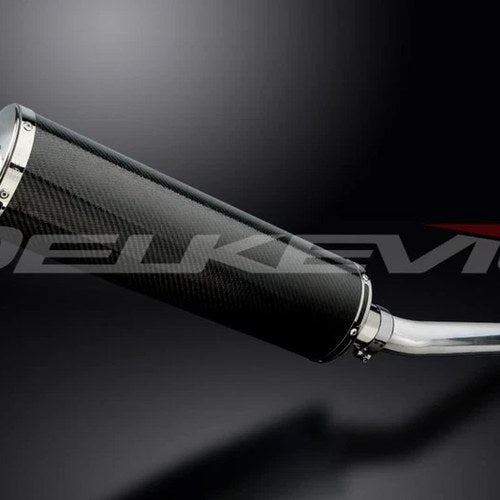Delkevic 18" Carbon Oval Slip On Muffler - Suzuki GSX-R1000 2005-2006 Exhaust