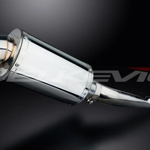 Delkevic 9" Stainless Slip On Muffler - Suzuki GSF1200 Bandit 1995-2005 Exhaust