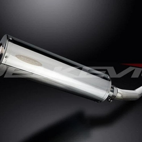 Delkevic 18" Stainless Steel Oval Slip On Muffler - Yamaha YZF-R1 1998-2001