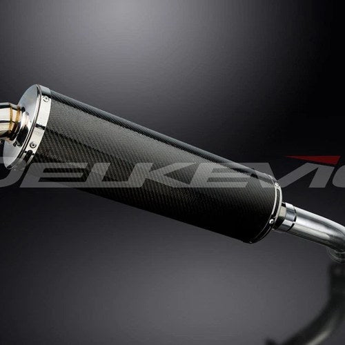 Delkevic 18" Carbon Fiber Oval Slip-On Muffler - BMW K1200S - 2005-2008 Exhaust