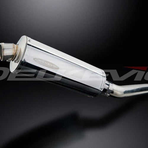 Delkevic 14" Stainless Steel Oval Muffler - Yamaha FZR600R 4JH - 95-99 Exhaust