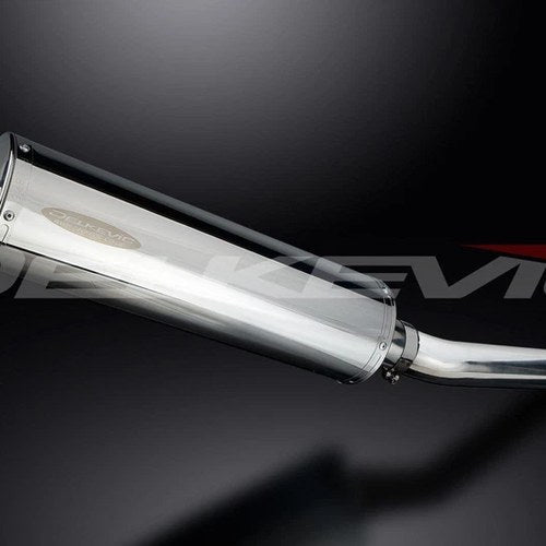 Delkevic 18" Stainless Oval Muffler - Yamaha YZF-R6 03-05 YZF-R6S 06-09 Exhaust