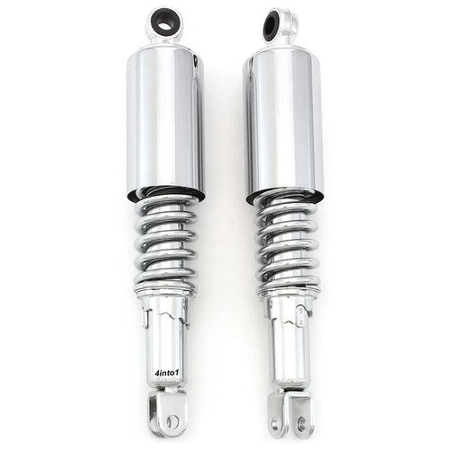 Chrome Motorcycle Rear Shocks 12 5/8" Honda CB350 CB360 CB450 CB500 CB550 CB750
