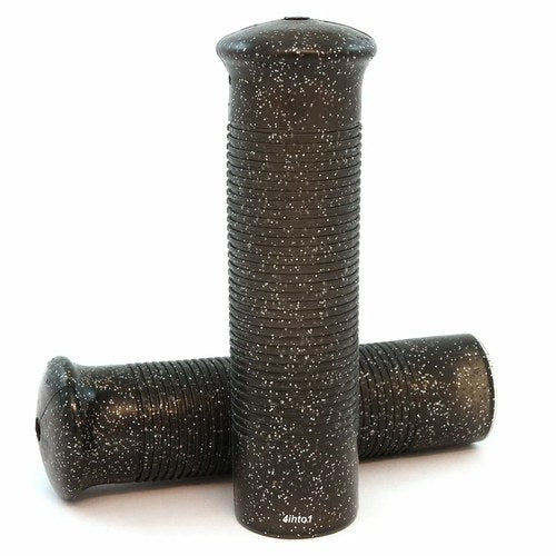 Jackhammer Metal Flake Motorcycle Grips - Black - 1"