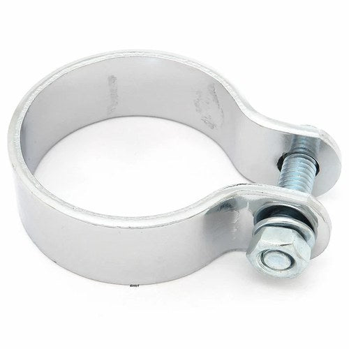 Universal Motorcycle Chrome Exhaust / Muffler Clamp - 2"