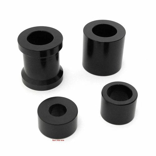 TTR400 Aluminum Wheel & Motor Spacer Set - Black - Honda CB400F