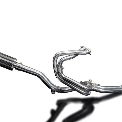 Delkevic 4-1 Exhaust System High 8" Carbon Muffler Honda VFR800 Interceptor