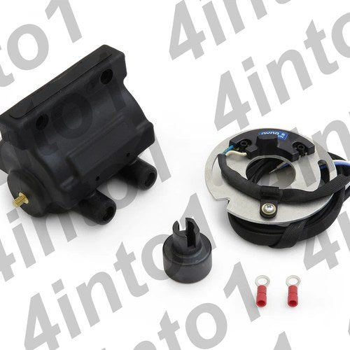 Dynatek Electronic Ignition Kit Dual Fire Coil w/ DS6-1 Harley Davidson '70-'03
