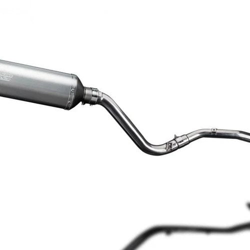 Delkevic Complete Exhaust 13.5" Titanium X-Oval Muffler Suzuki DR650SE 1996-2024