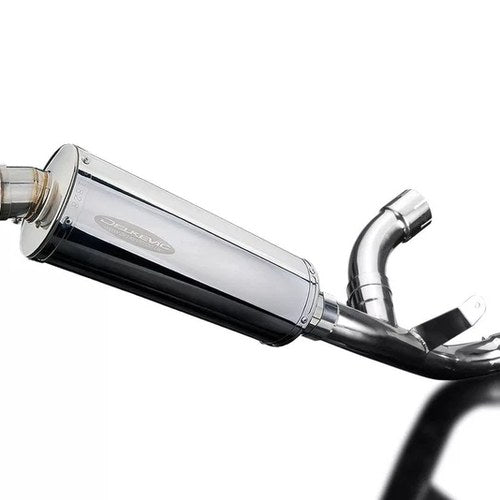 Delkevic 14" Stainless Oval Slip-On Exhaust Muffler Ducati Supersport 939 17-19
