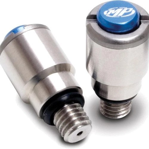 Motion Pro 11-0095 Silver Micro Fork Bleeder Valve Set