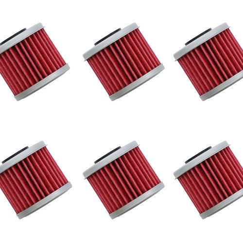 6 Hiflofiltro HF116 OEM Replacement Oil Filter Honda CRF150 CRF250 CRF450 TRX450