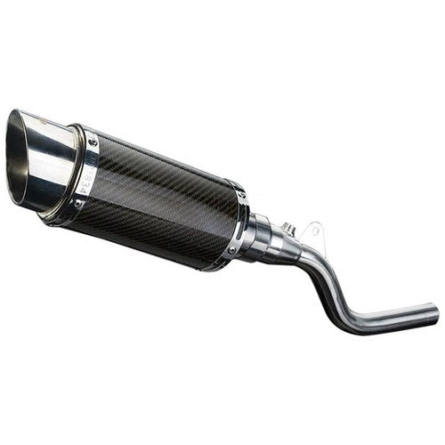 Delkevic 8" Carbon Fiber Round Muffler Kawasaki KLX250 09-20 KLX300 21-25