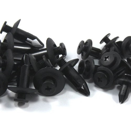 20x Yamaha R1 R6 Fairing Clips Plastic Cowling Clip Screw Rivets 8mm & 6mm m8 m6